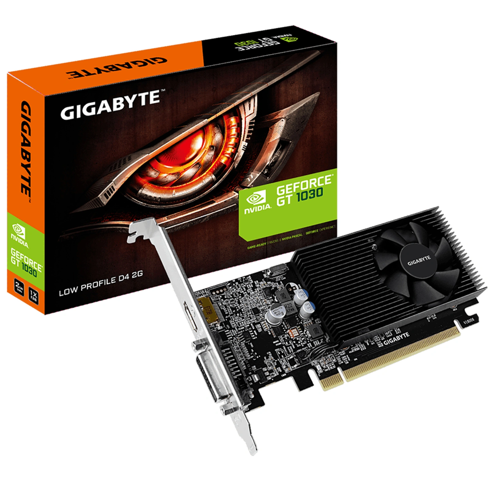 Asus GT1030 2GB DDR5 NVIDIA GeForce Low Profile Graphics Card